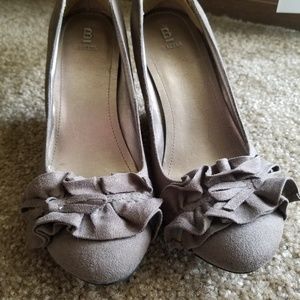Bakers Taupe Wedges
